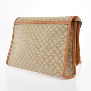 Celine Macadam Shoulder Bag Leather