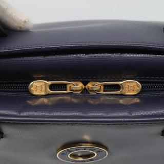 Celine Circle Logo Handbag Leather