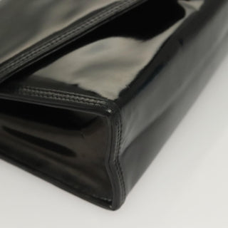 Chanel Vintage Envelope Flap Messenger Bag Patent Leather