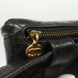 Chanel Zip Around Belt Bag Quilted Caviar