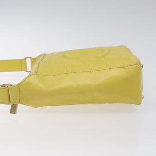 Chanel Chocolate Bar CC Shoulder Bag Quilted Leather