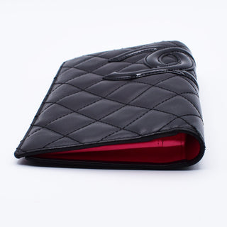 Chanel Cambon Bifold Wallet Quilted Lambskin