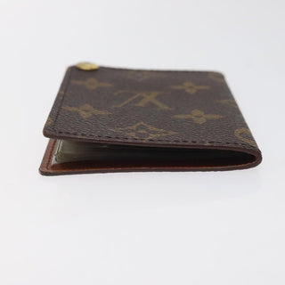Louis Vuitton Porte Cartes Pression Card Case Monogram Canvas