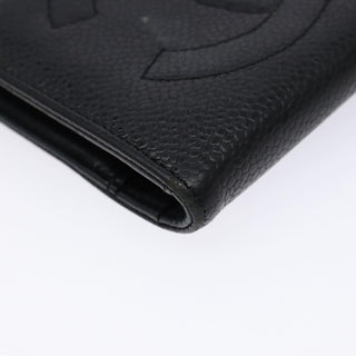 Chanel CC Bifold Wallet Quilted Caviar