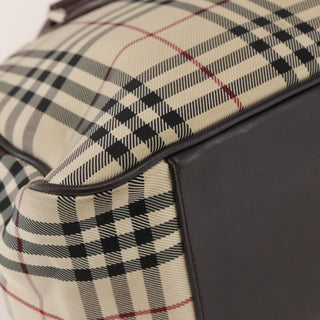 Burberry Nova Check Bowling Bag Canvas