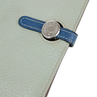 Hermes Bicolor Dogon Duo Combined Wallet Leather