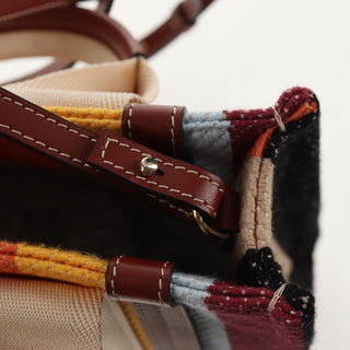 Chloe Woody Tote Canvas with Leather