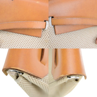 Hermes Herbag Zip Leather and Toile
