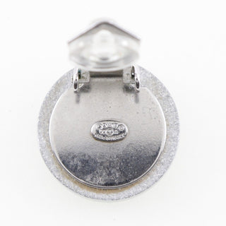 Chanel CC Round Coco Mark Dangle Earrings Plastic