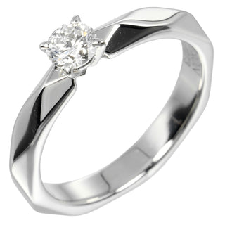 Boucheron Solitaire à facette Platinum