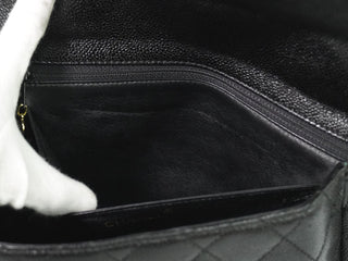 Chanel Coco Top Handle Bag Quilted Caviar