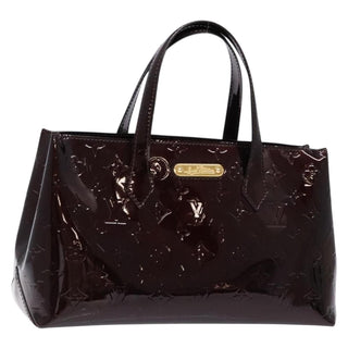Louis Vuitton Wilshire Handbag Monogram Vernis