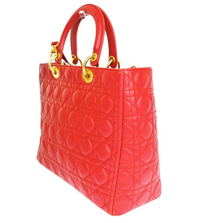 Christian Dior Vintage Lady Dior Bag Cannage Quilt Lambskin