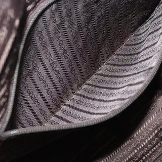 Prada Vintage Zip Tote Tessuto