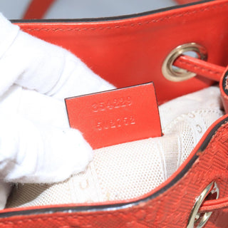 Gucci Bright Bucket Bag Diamante Leather