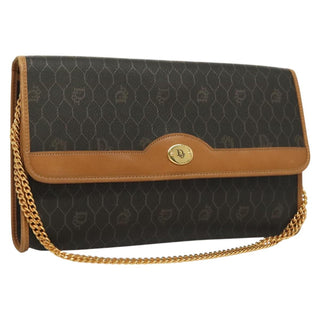 Christian Dior Vintage Honeycomb chain Canvas