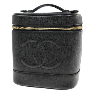 Chanel Vintage Timeless Vanity Case Caviar