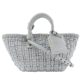 Balenciaga Bistro Panier Bag Woven Denim