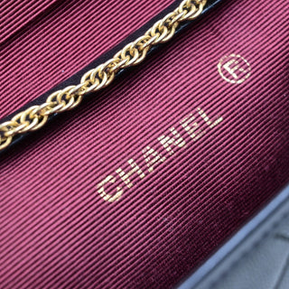 Chanel Vintage Round Flap Bag Quilted Lambskin