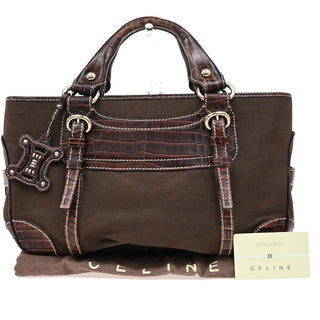 Celine Boogie Satchel Leather