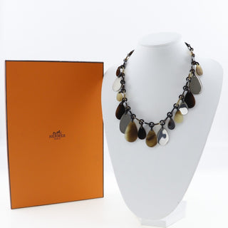 Hermes Necklace Buffalo Horn and Lacquer
