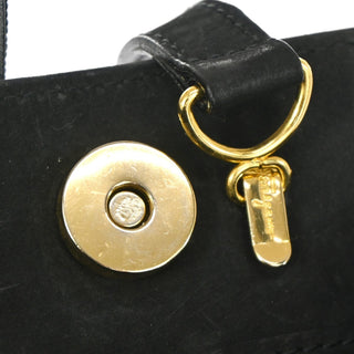 Salvatore Ferragamo Convertible Vara Bow Tote Suede