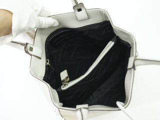 Salvatore Ferragamo Gancini Shoulder Bag Leather