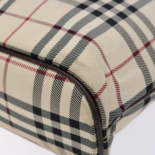 Burberry Nova Check Tote Canvas and Leather