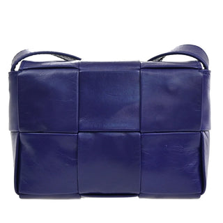 Bottega Veneta Cassette Crossbody Bag Maxi Intrecciato Fringe Leather