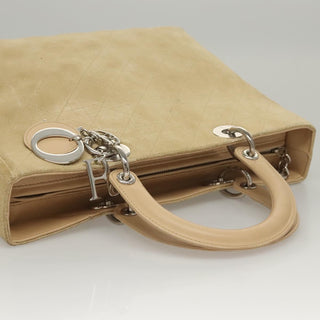 Christian Dior Lady Dior Bag Cannage Quilt Suede