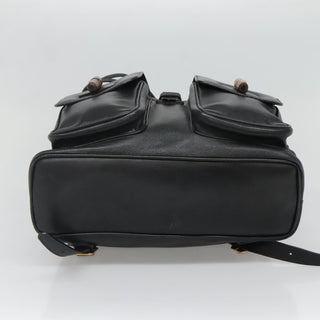 Gucci Vintage Bamboo Backpack Leather