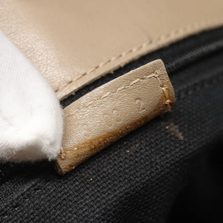 Burberry Horn Toggle Tote Leather