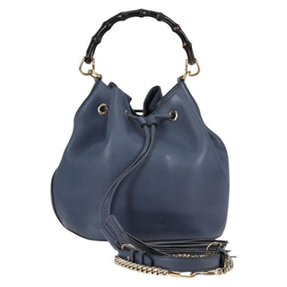 Gucci Miss Bamboo Bucket Bag Leather