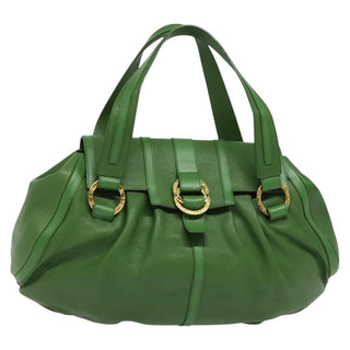 Bvlgari Chandra Top Handle Bag Leather