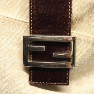 Fendi Mamma Baguette Shoulder Bag Canvas