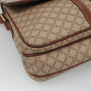 Celine Macadam Shoulder Bag PVC Leather