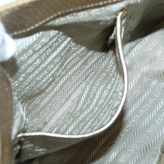 Prada Antic Pushlock Shoulder Bag Leather