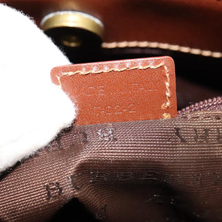 Burberry Top Handle Tote Haymarket Coated Canvas