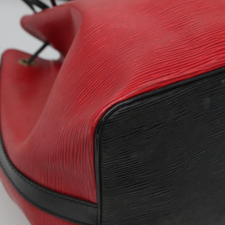 Louis Vuitton Petit Noe Handbag Two Tone Epi Leather