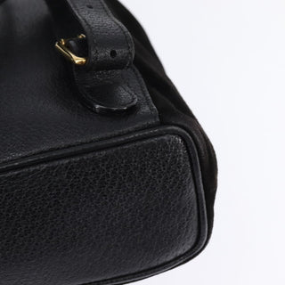 Gucci Vintage Bamboo Backpack Suede