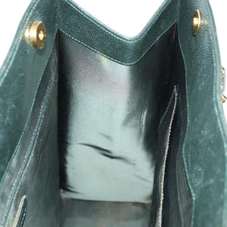 Chanel Vintage CC Lock Pocket Chain Tote Caviar