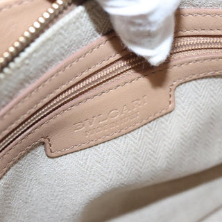 Bvlgari Chandra Hobo Canvas and Leather