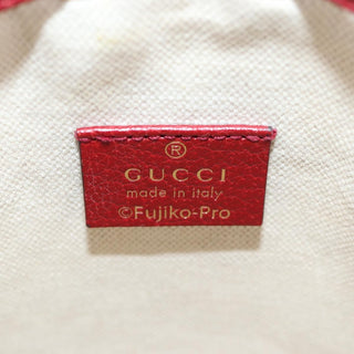 Gucci Doraemon Bucket Bag Printed Mini GG Coated Canvas