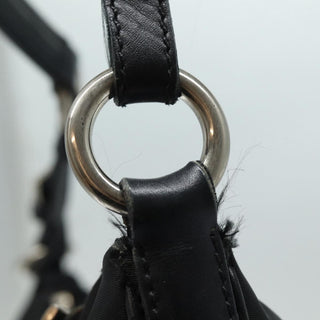 Prada Zip Hobo Tessuto with Leather