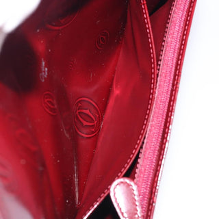 Cartier Happy Birthday Long Wallet Patent leather