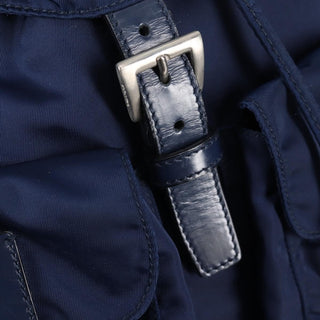 Prada Double Front Pocket Backpack Tessuto