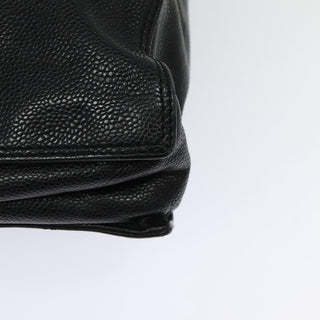 Chanel Vintage Wooden Ring Tote Caviar