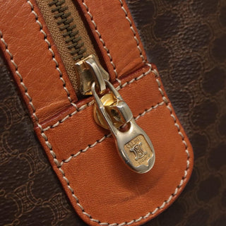 Celine Vintage Duffle Bag Macadam Coated Canvas