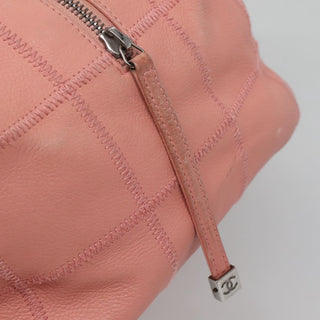 Chanel Chocolate Bar CC Bowler Bag Caviar skin