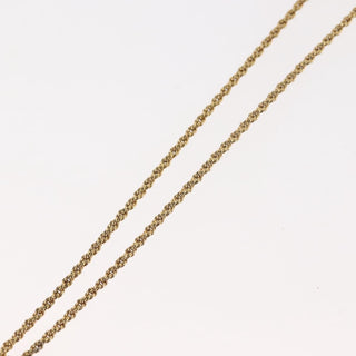 Christian Dior CD Pendant Necklace Metal